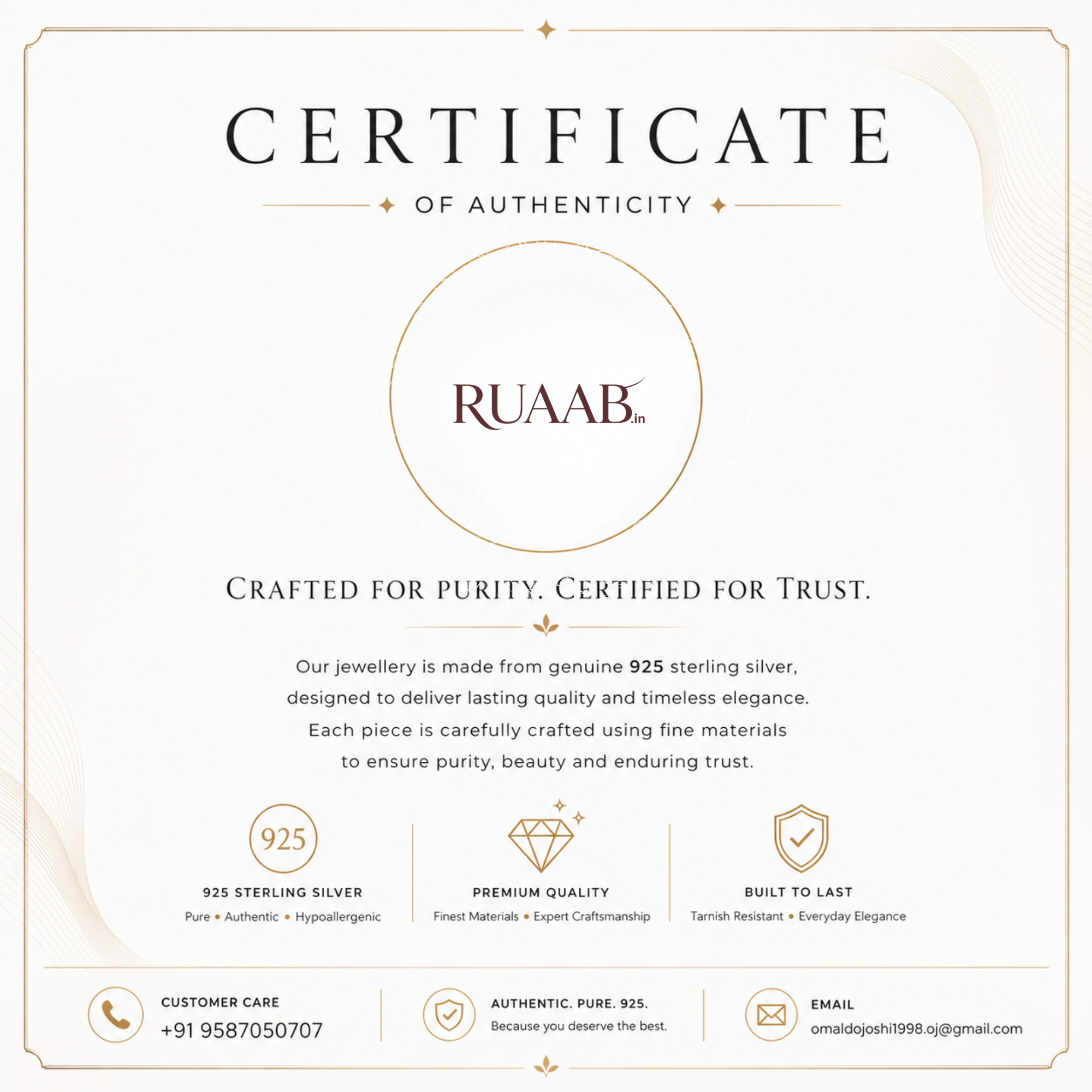 Ruby Line Elegance Kada – 925 Silver