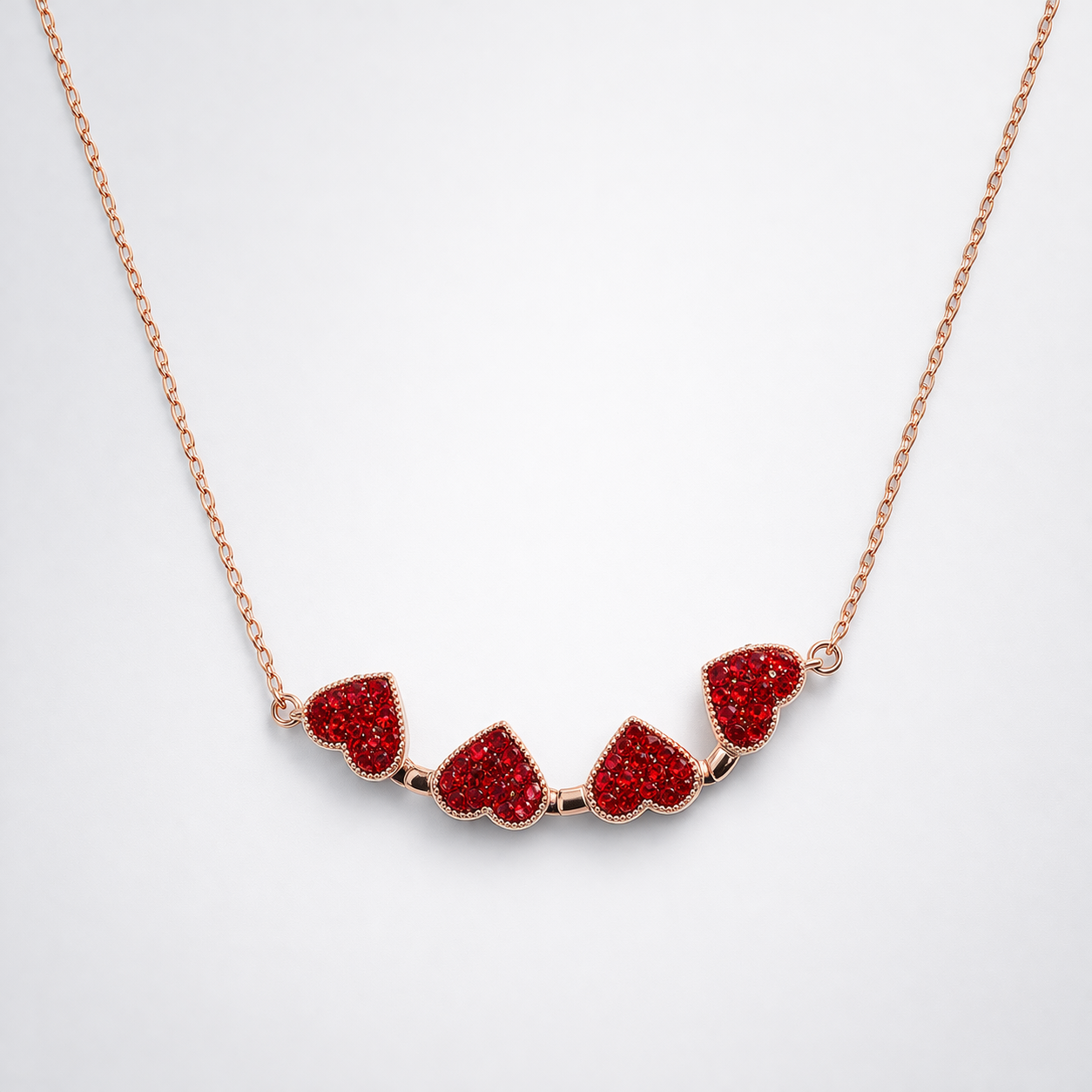 Amora Dual Heart Magnetic Pendant – 925 Silver