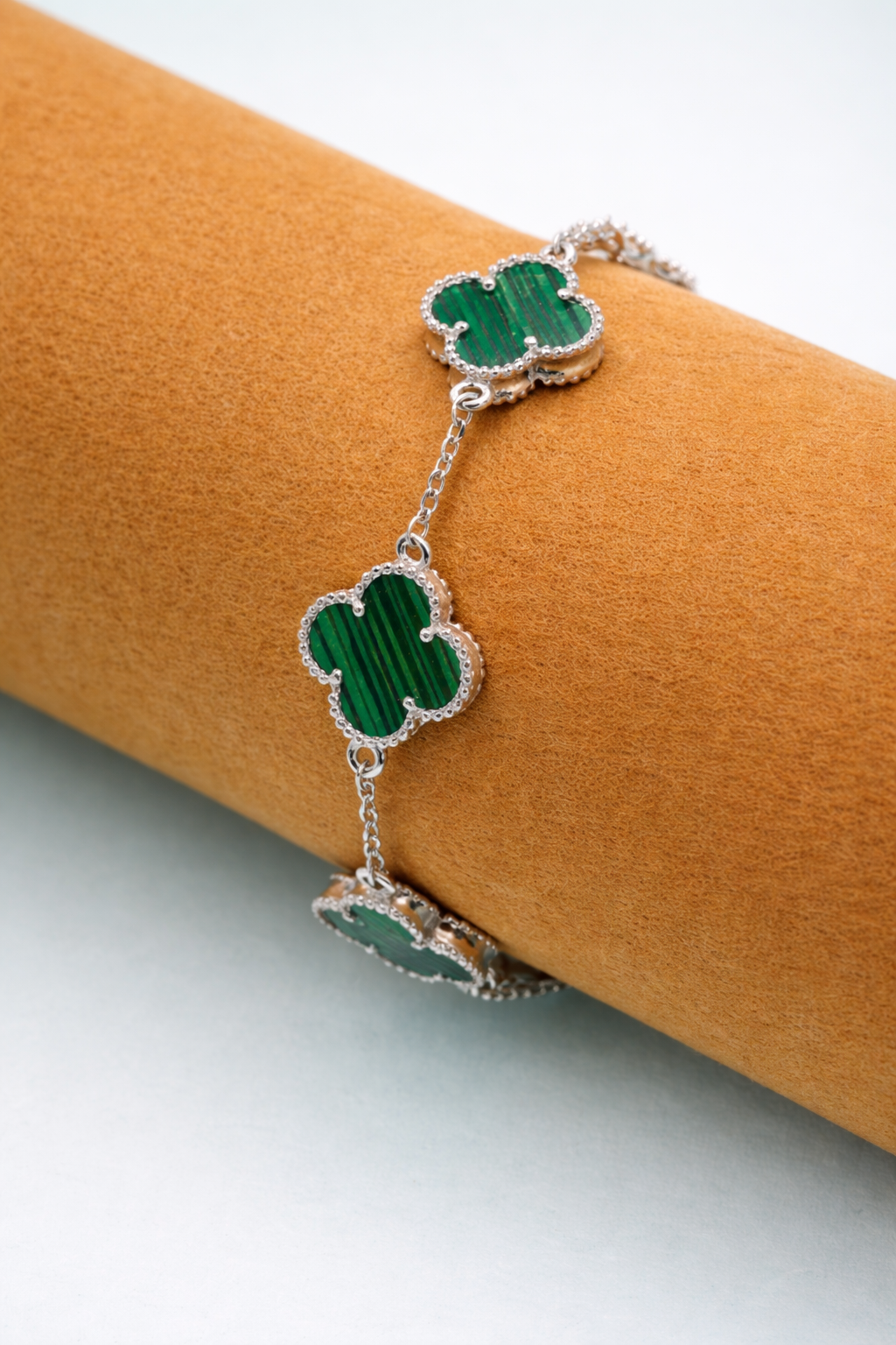 Emerald Clover Bracelet