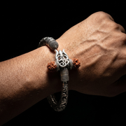 Mahadev Trishul Rudraksh Kada – Ruaab Exclusive 925 Silver