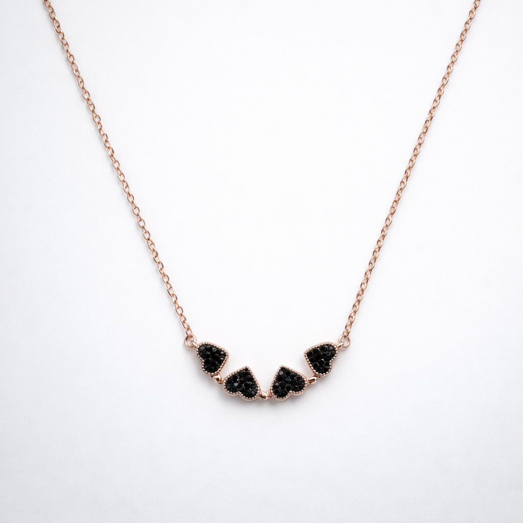 Amora Dual Heart Magnetic Pendant – 925 Silver