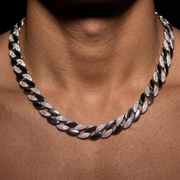 Iced Out Cuban Link Chain | 925 Silver | Zircon Pave | Ruaab