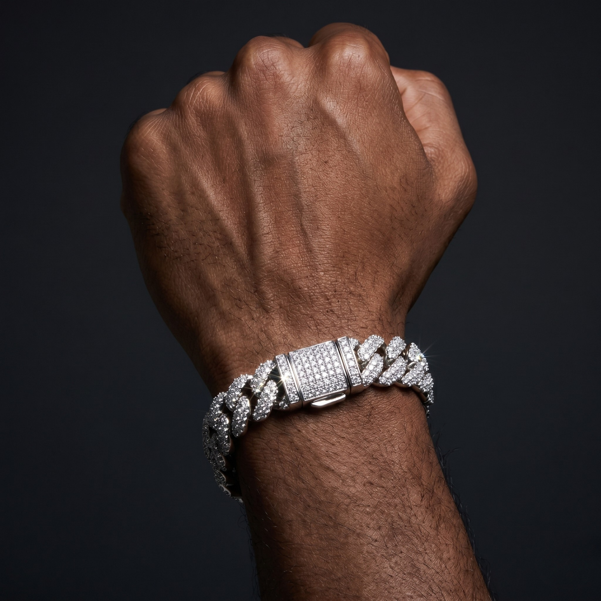 Iced Cuban Luxe Bracelet | Imported | 925 Silver CZ Bracelet