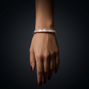 Linear Luxe Kada – 925 Silver (Rose Gold Finish)