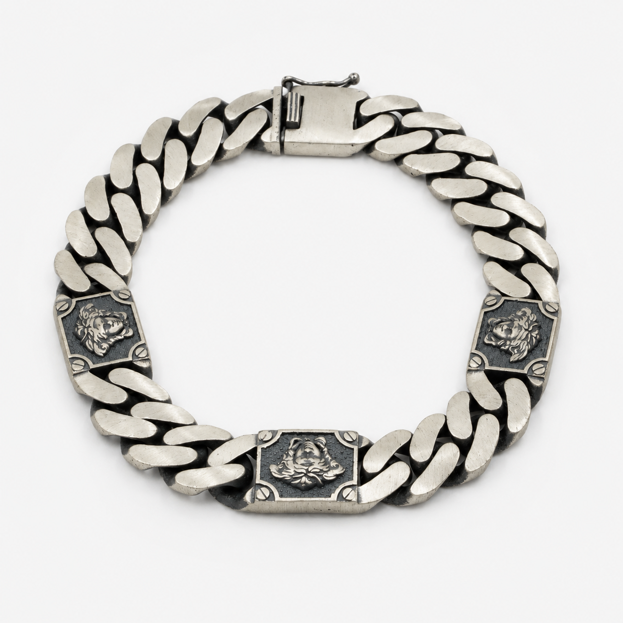 Lion Crest Cuban Bracelet
