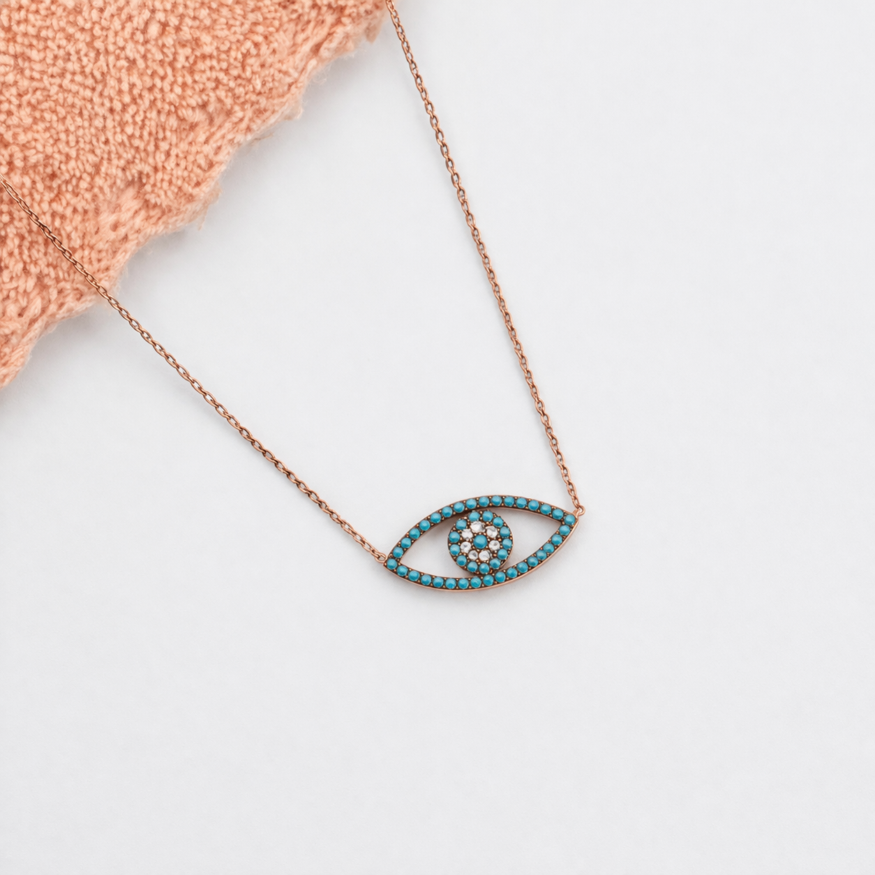 Nazar Amora Pendant – Evil Eye Protection Necklace