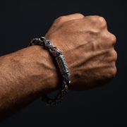 Royal Sapphire Link Bracelet | Imported | 925 Silver