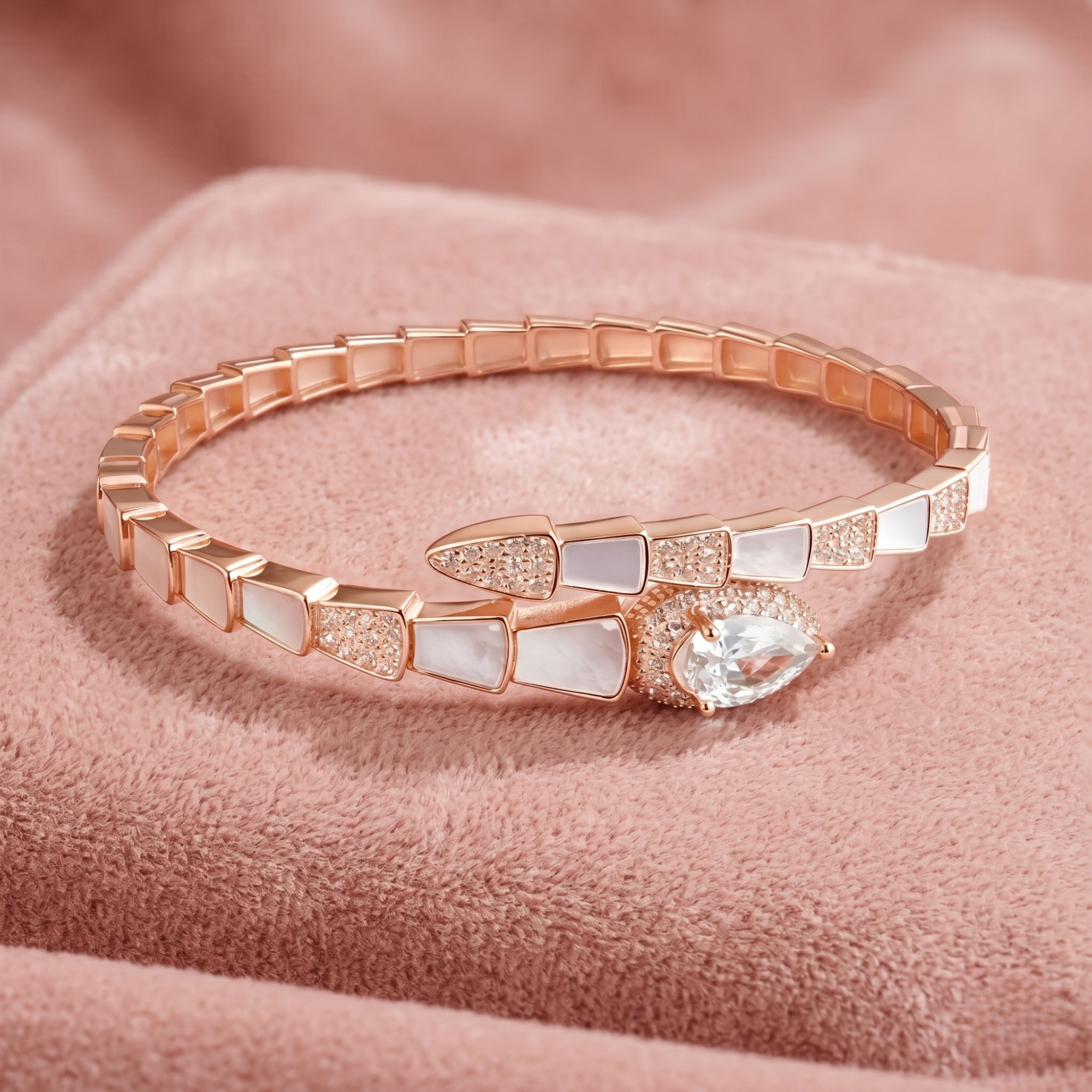 Serpentine Luxe Kada – 925 Silver