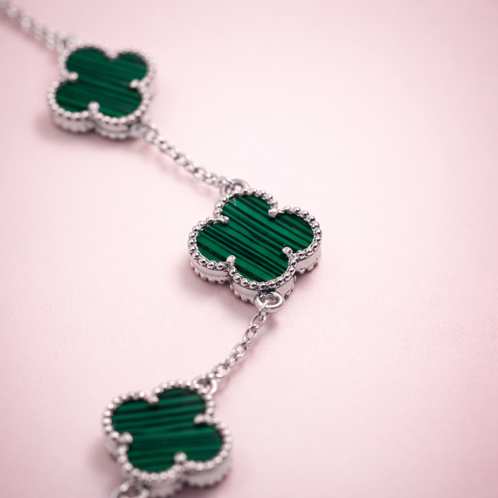 Emerald Clover Bracelet