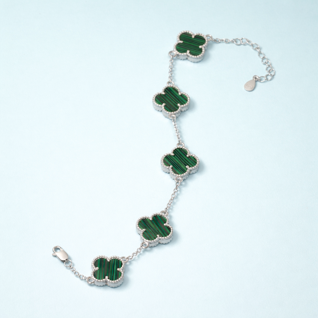 Emerald Clover Bracelet