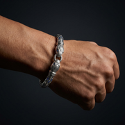 Twin Serpent Royal Bracelet – 925 Silver