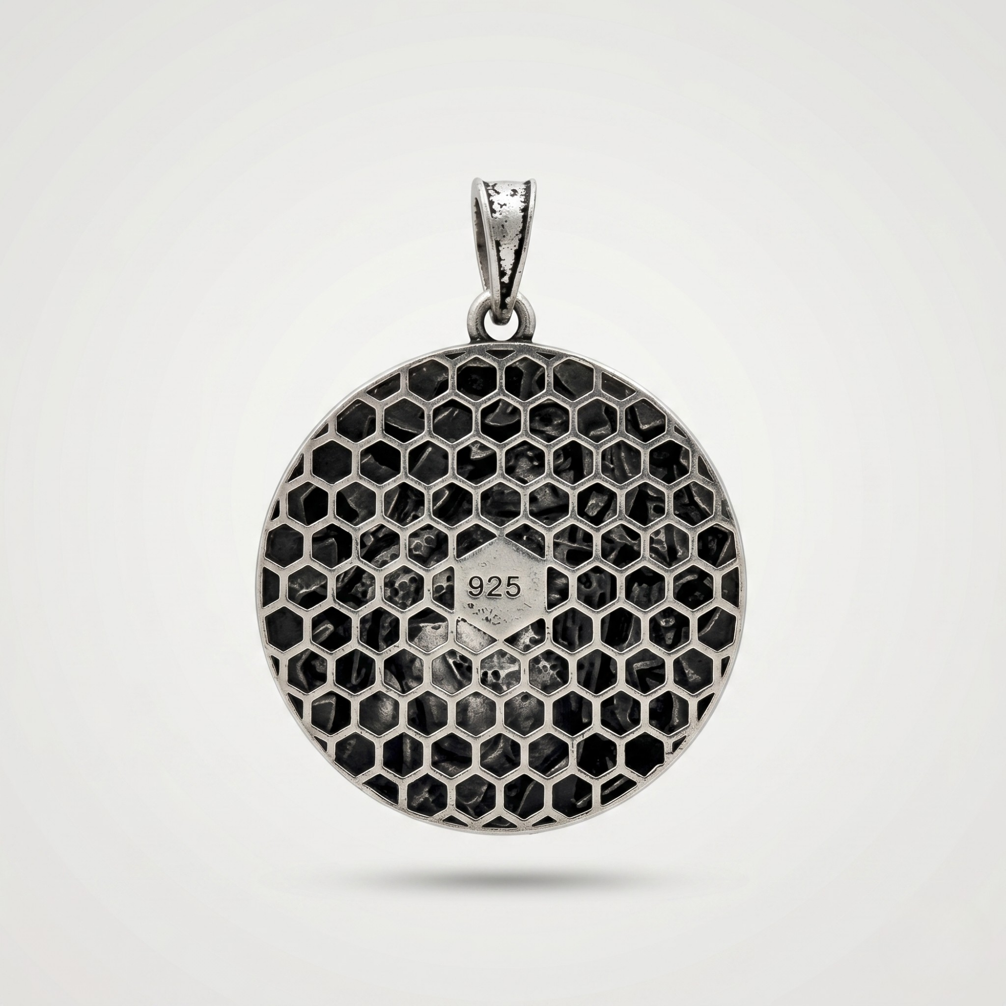 Mahakaal Rudra Antique Pendant  | 925 Sterling Silver | Spiritual Pendant for Men