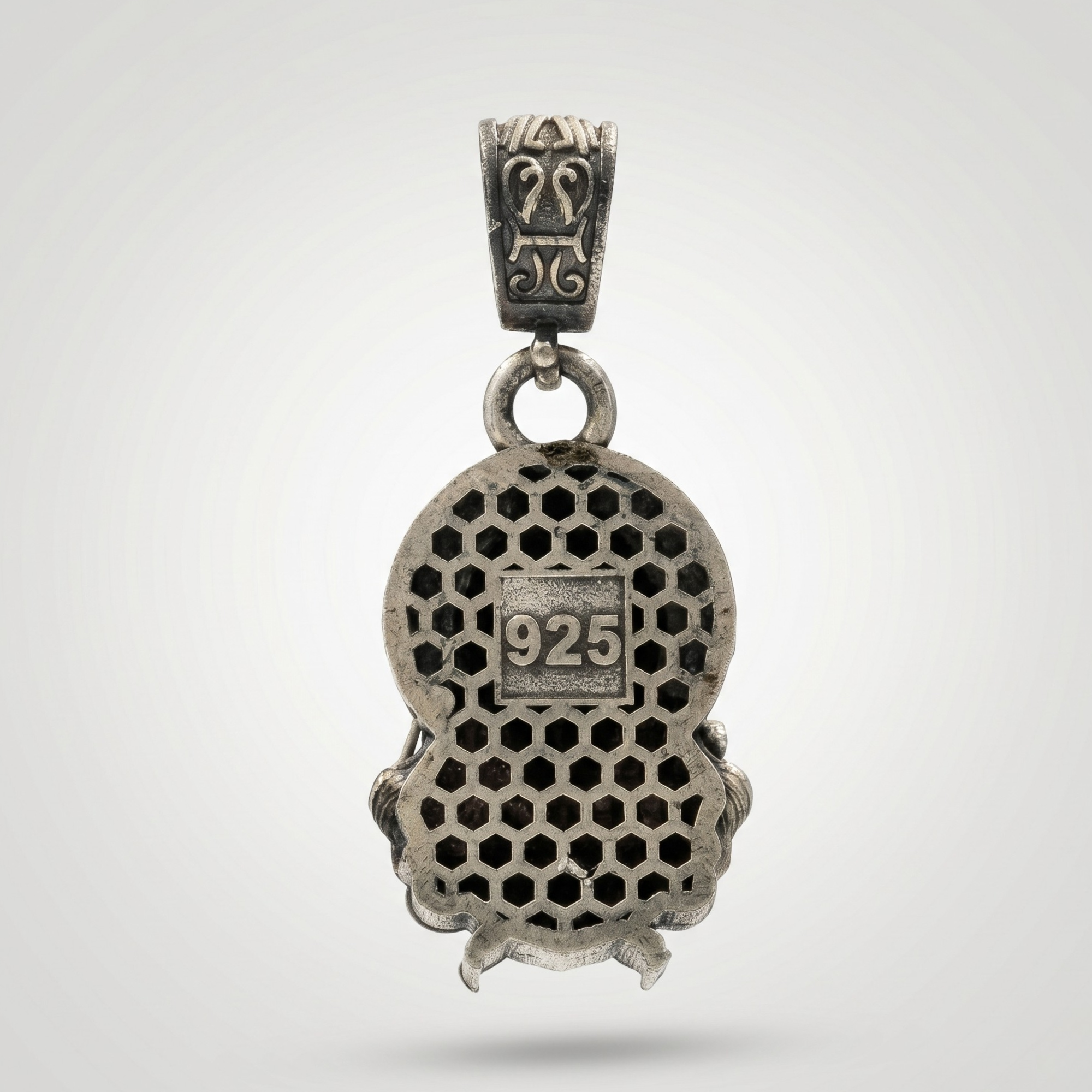 Shiv Antique Silver Pendant | 925 Sterling Silver | Spiritual Pendant for Men