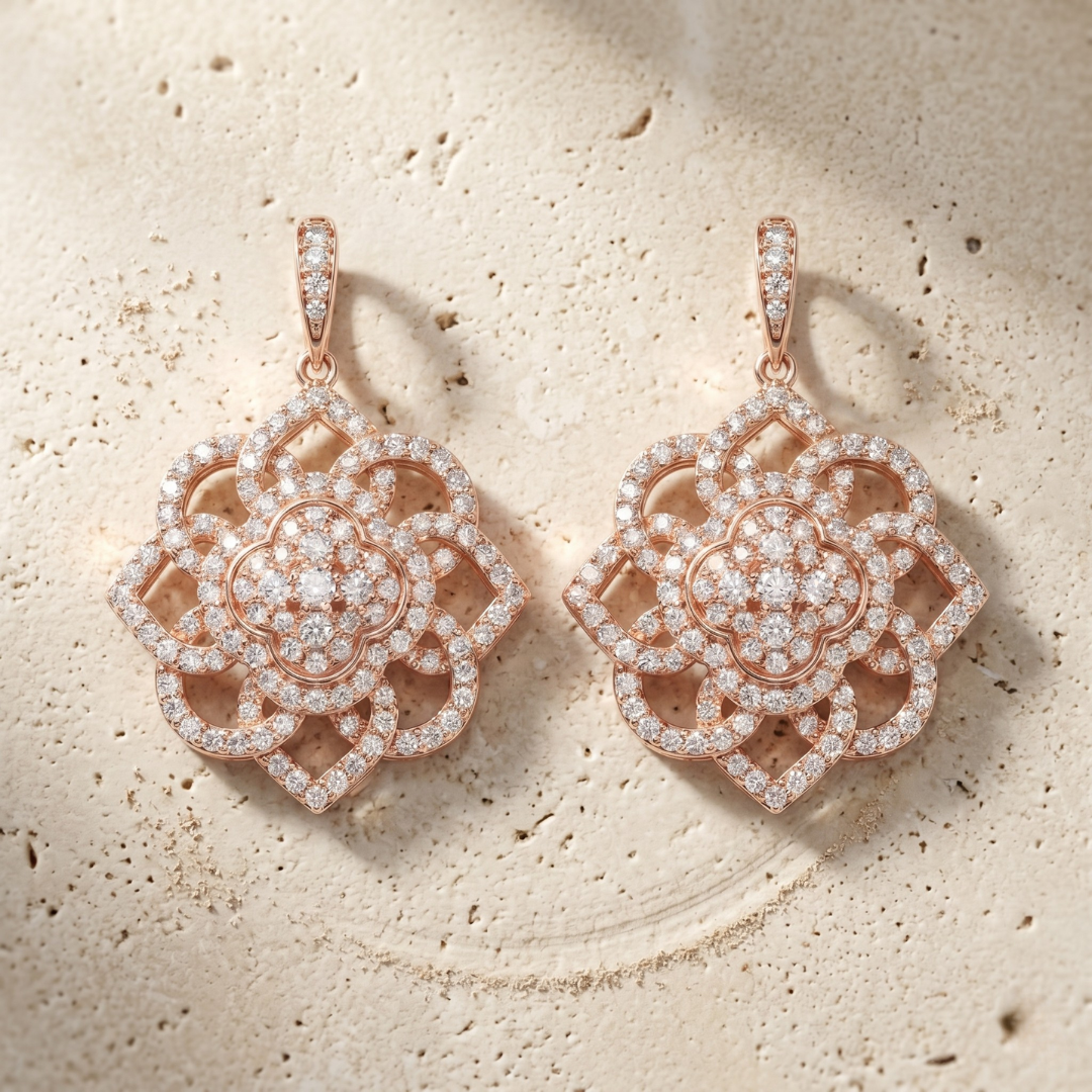 Noor Royale Floral Earrings