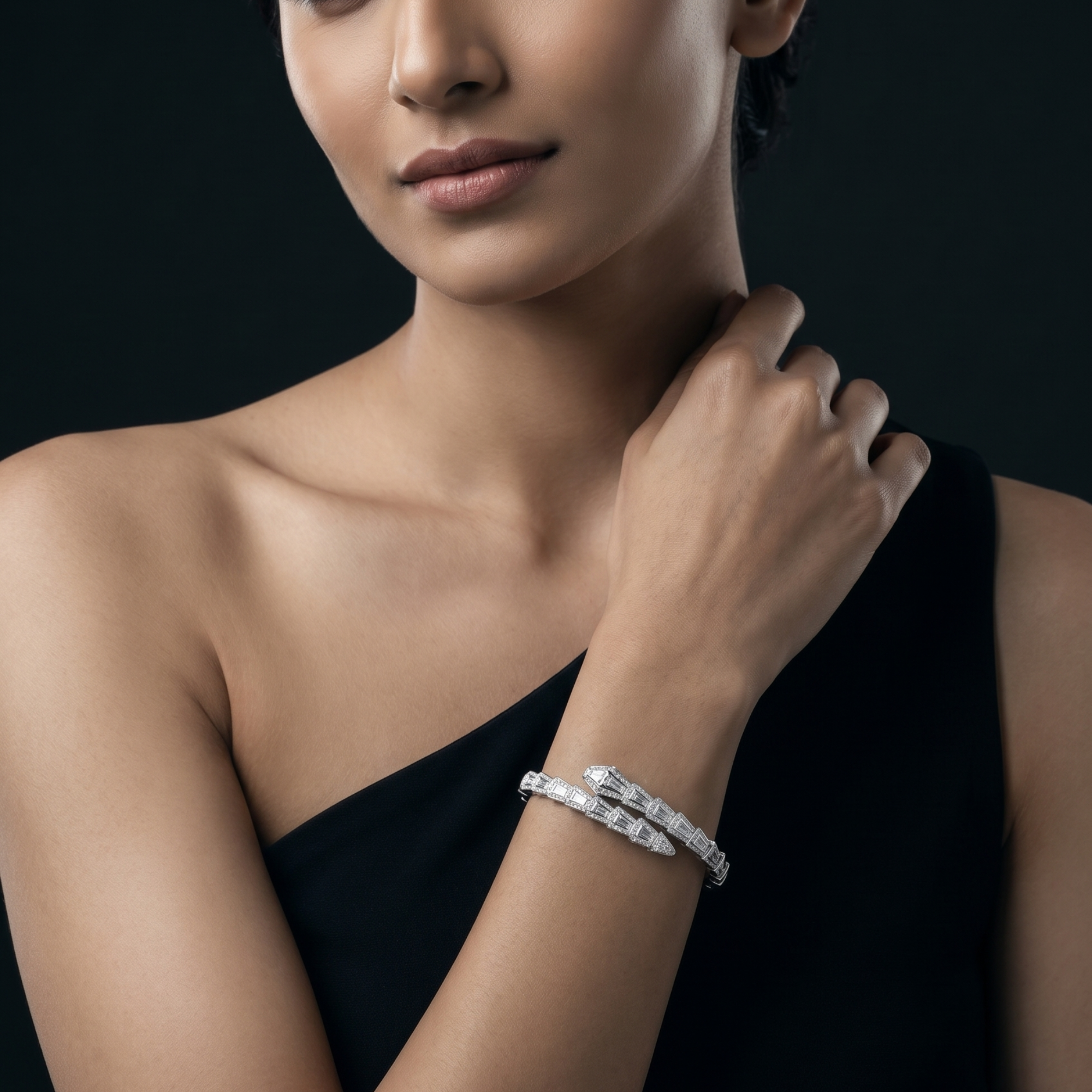 Serpentina Luxe Bracelet | 925 Silver Imported Jewellery | Ruaab